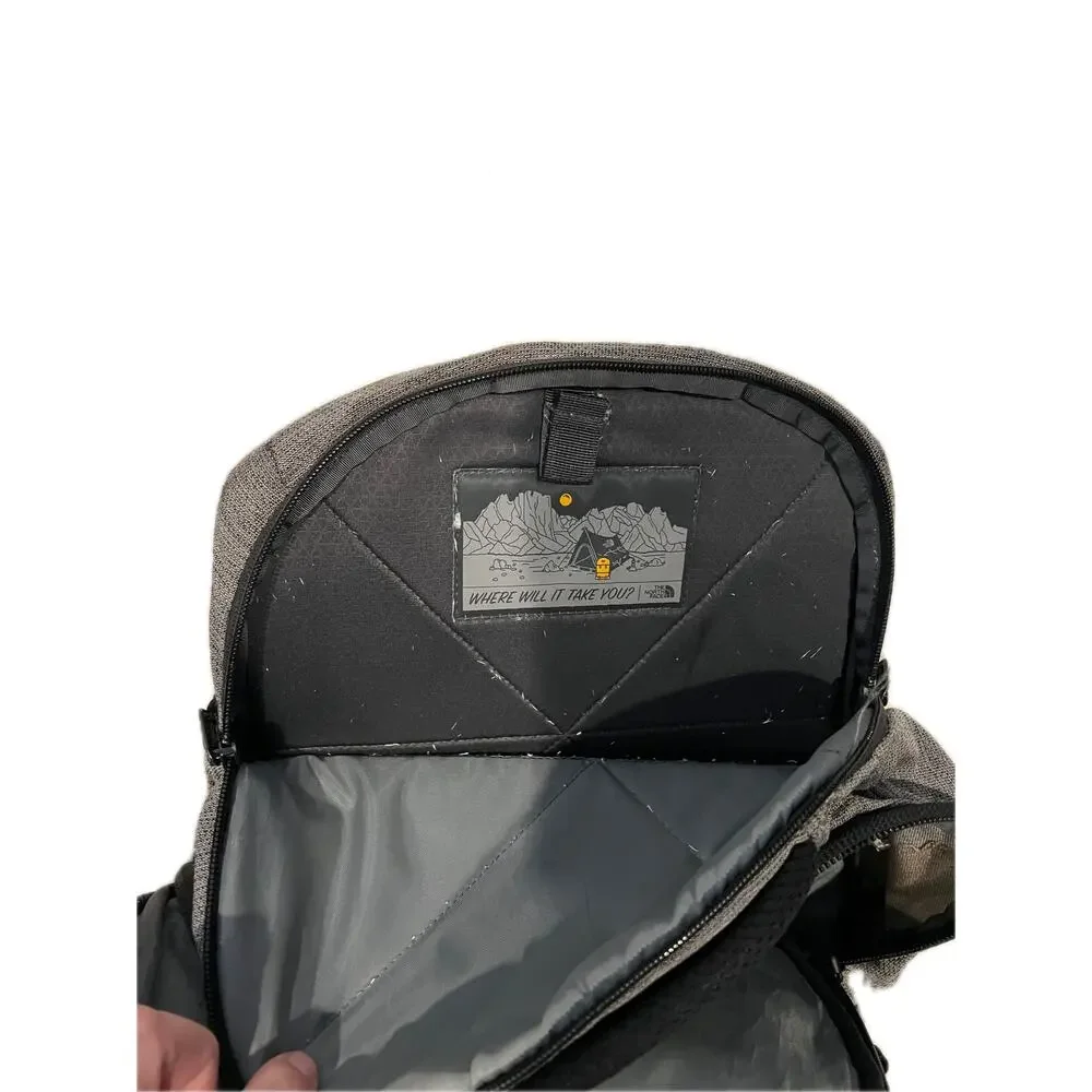 The North Face Borealis Gray Black Backpack